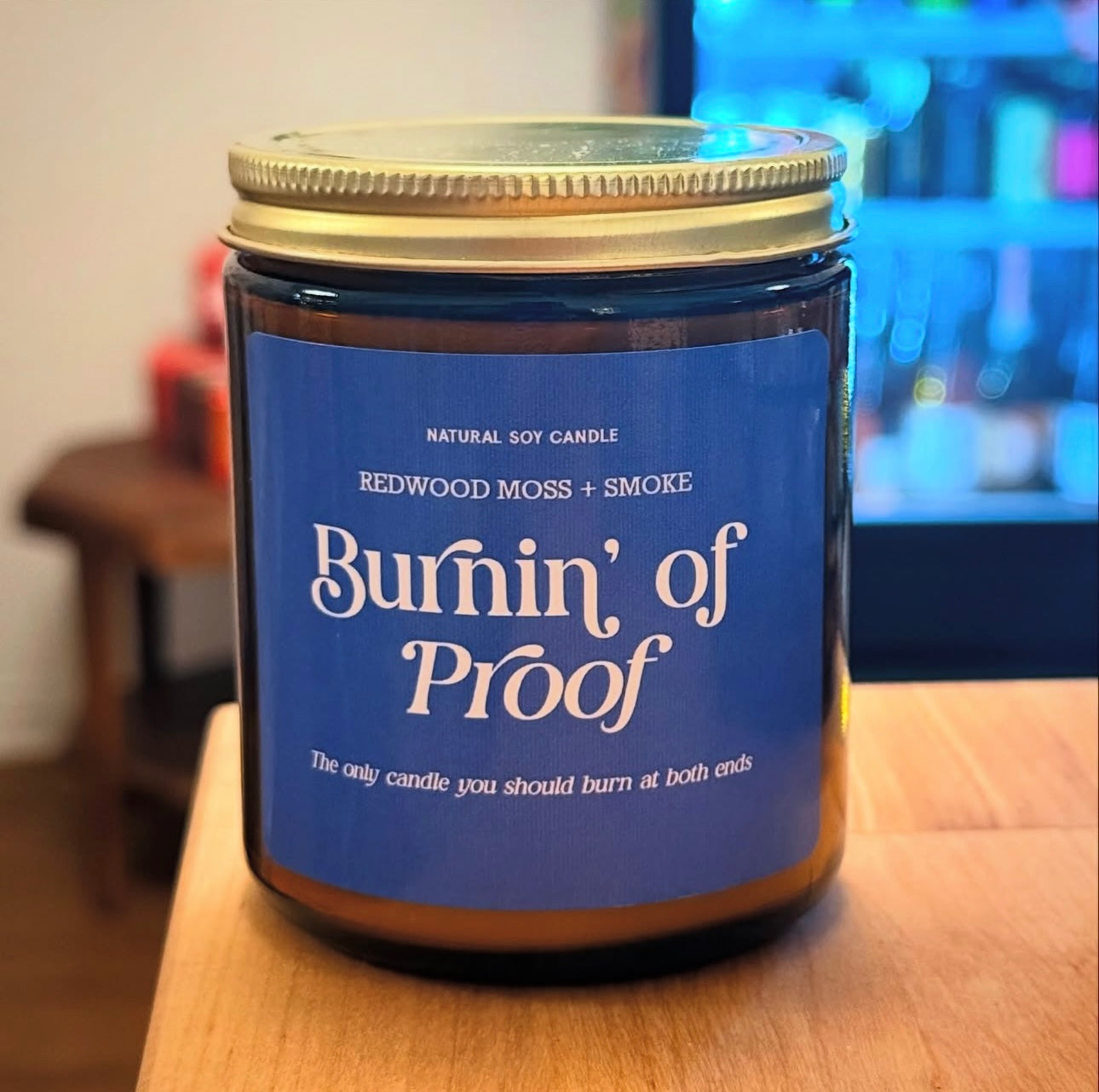 Burnin' of Proof Candle